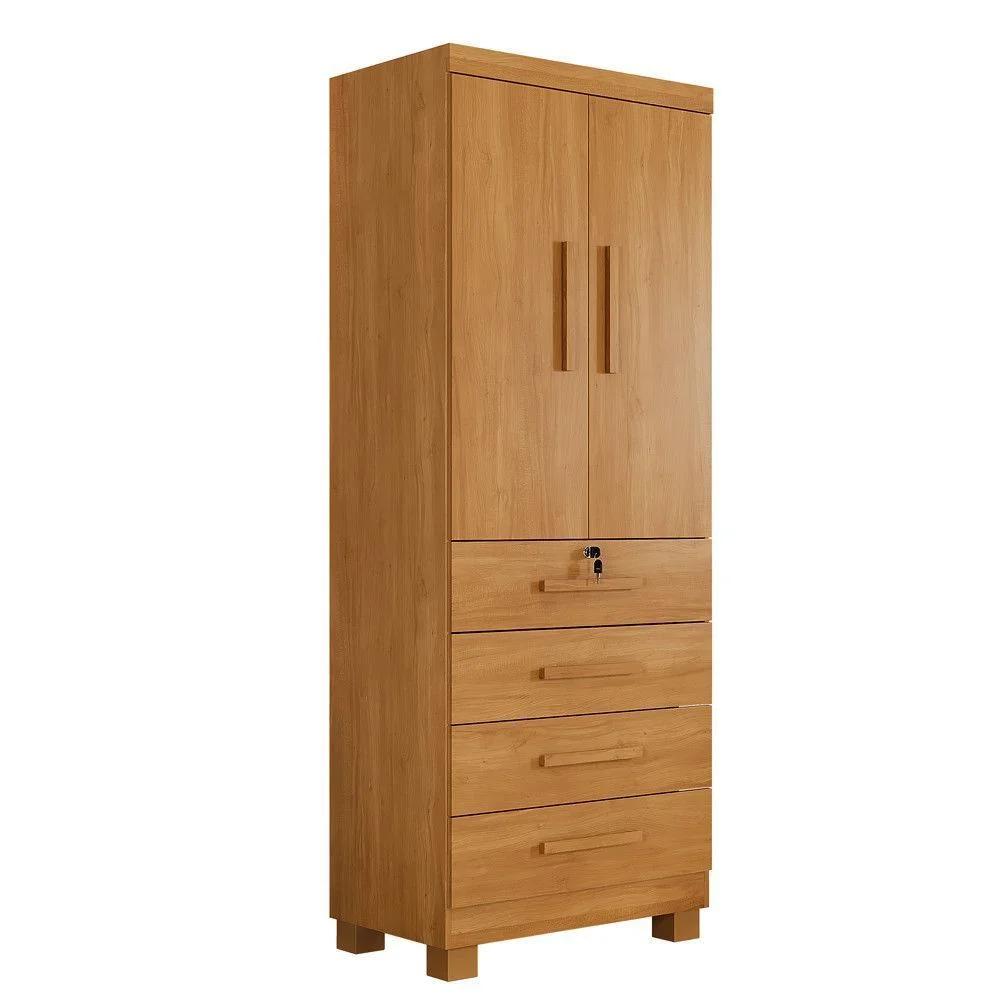Clóset camisero de 2 puertas y 4 cajones