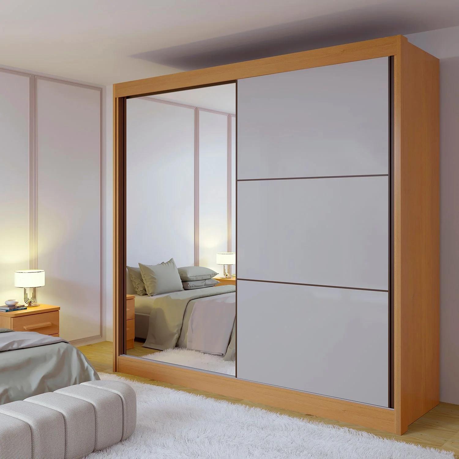 Clóset MDF de 2 puertas y 6 cajones