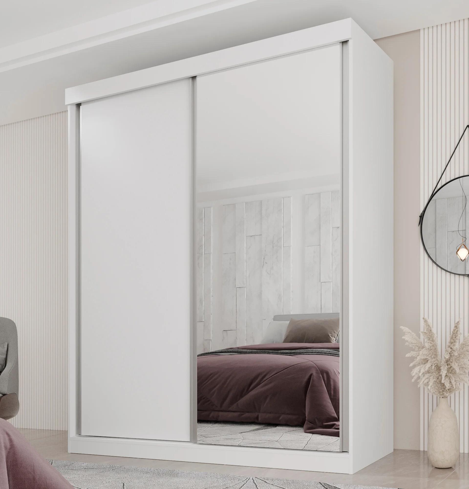 Clóset MDF de 2 puertas corredizas y 3 cajones