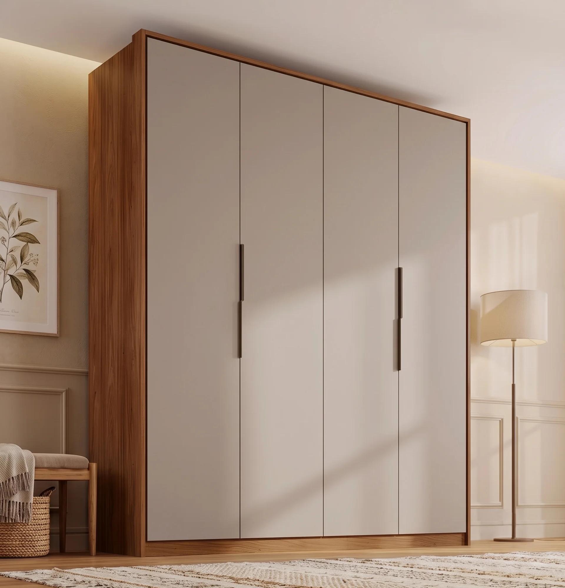 Clóset de 180 cm con 4 puertas y 3 cajones