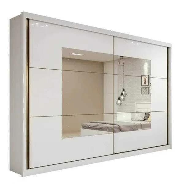Clóset con espejo, 2 puertas y 6 cajones