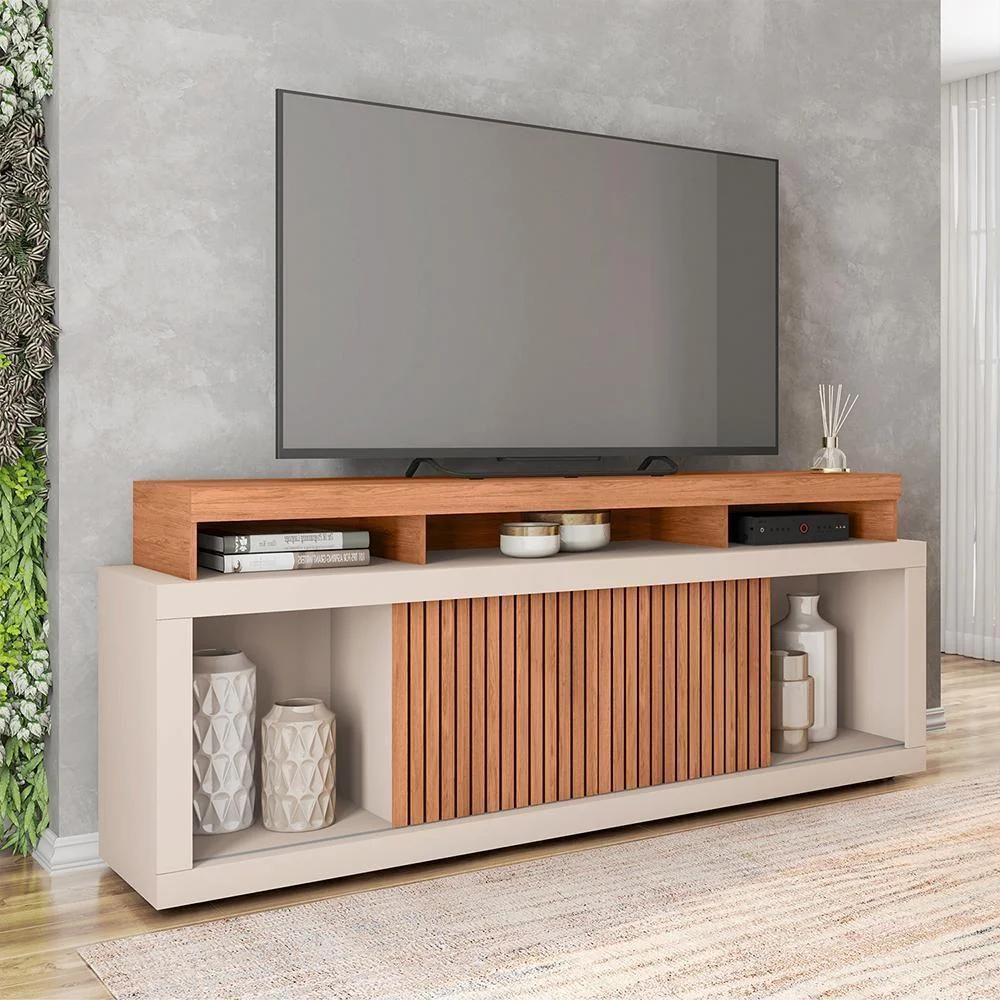 Rack para TV hasta 70 Pulgadas Color Marrón