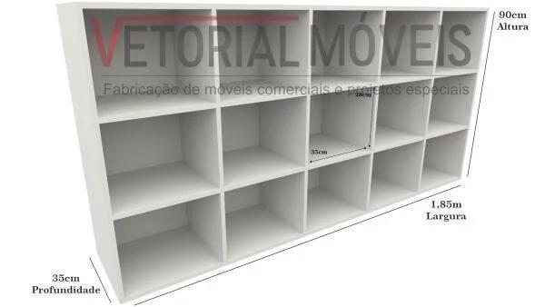 Mueble Bajo Panal Horizontal - Estantería