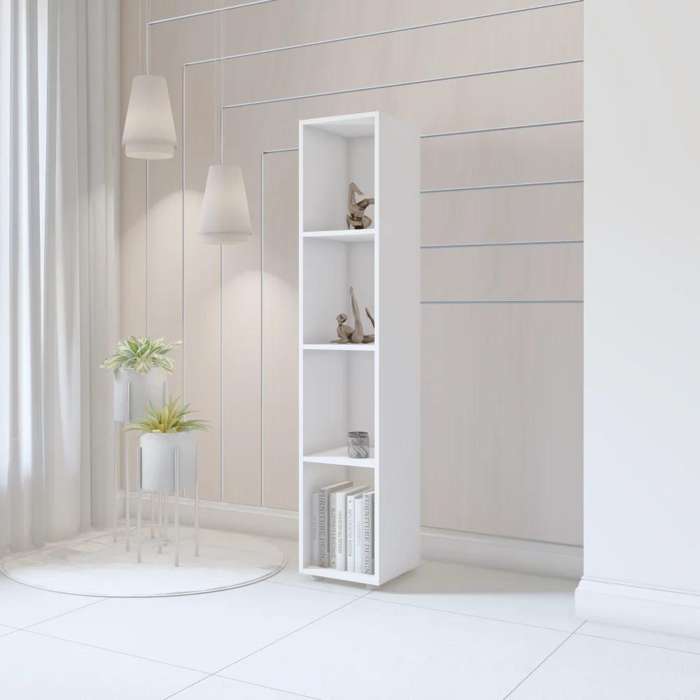 Estantería con 4 Nichos - Blanco
