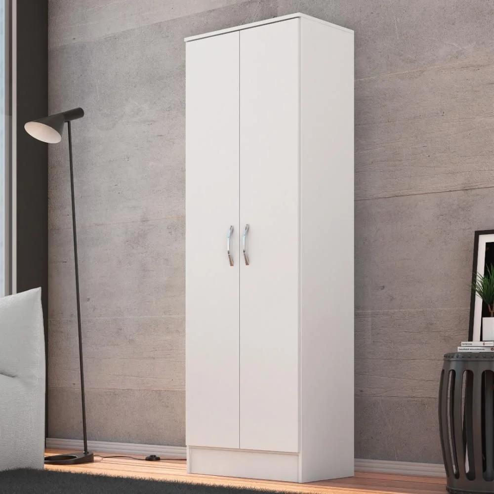 Armario Zapatero Multiuso con 2 Puertas - Blanco