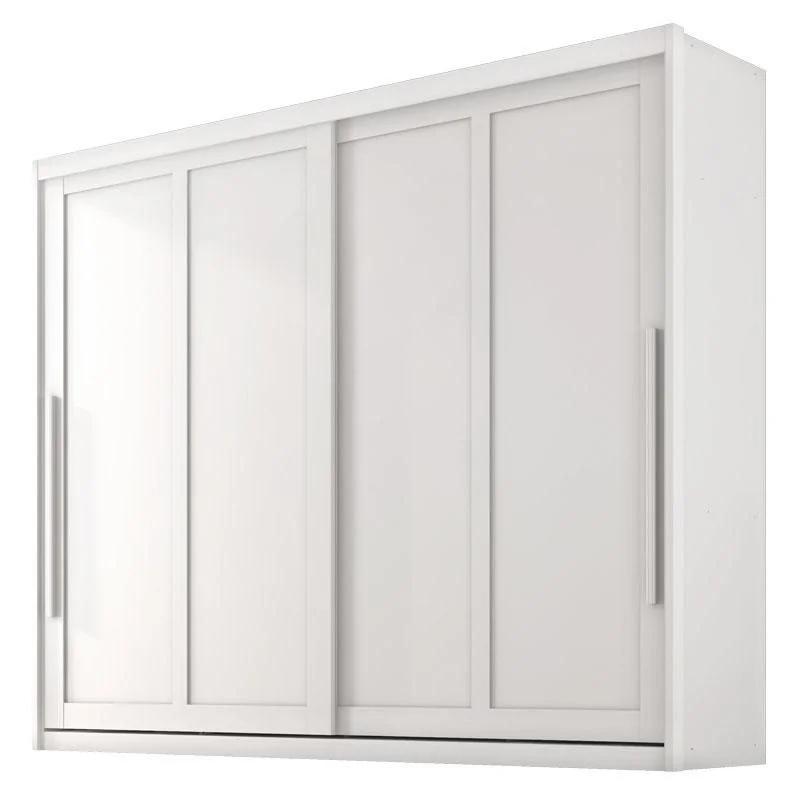 Clóset 2 Puertas 6 Cajones Blanco Absoluto Semi Mate