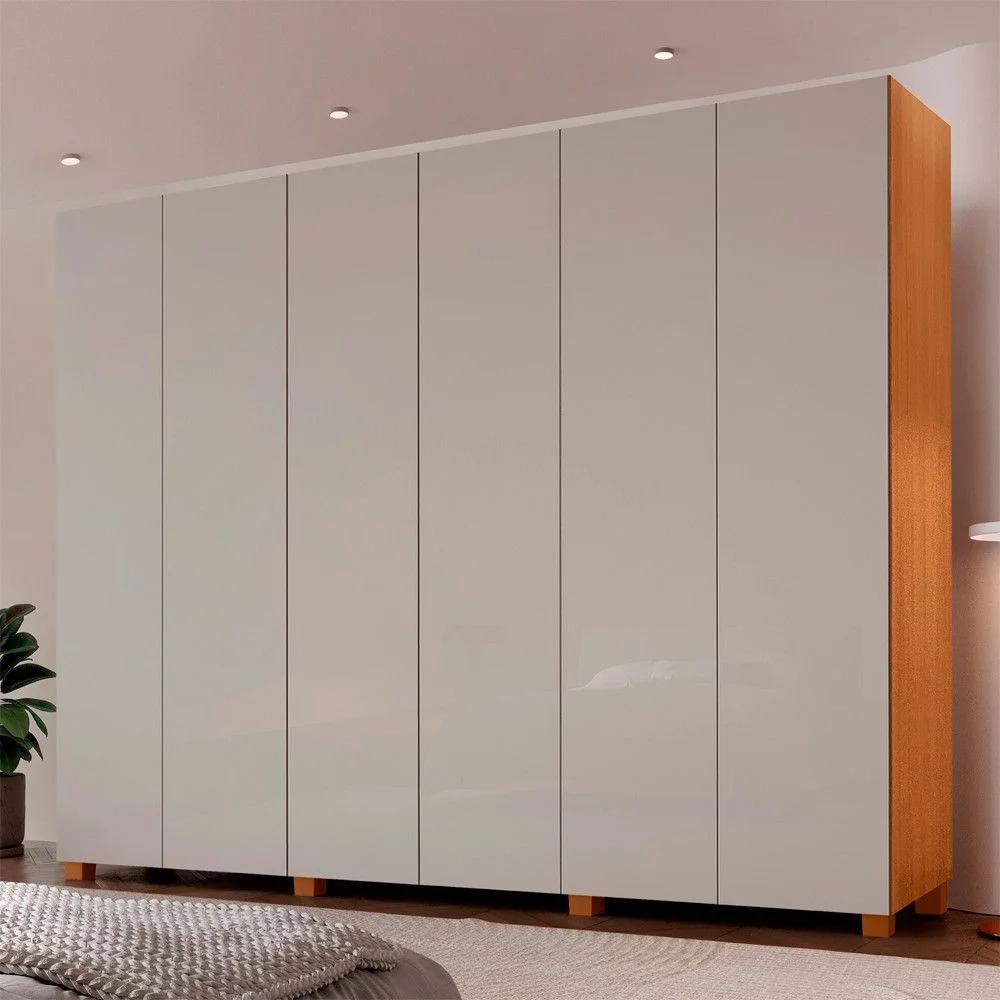 Clóset 100% MDF 6 Puertas y 6 Cajones con Patas