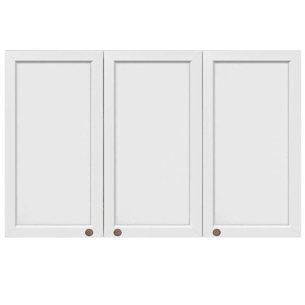 Armario Aéreo de Cocina 3 Puertas 120 cm Blanco