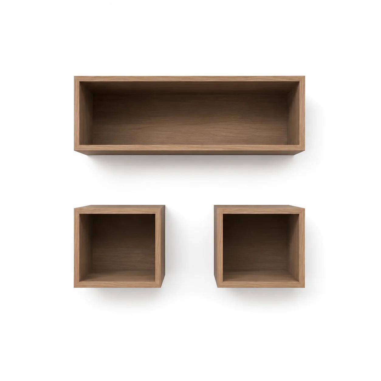 Kit de 3 Nichos de Pared Decorativos