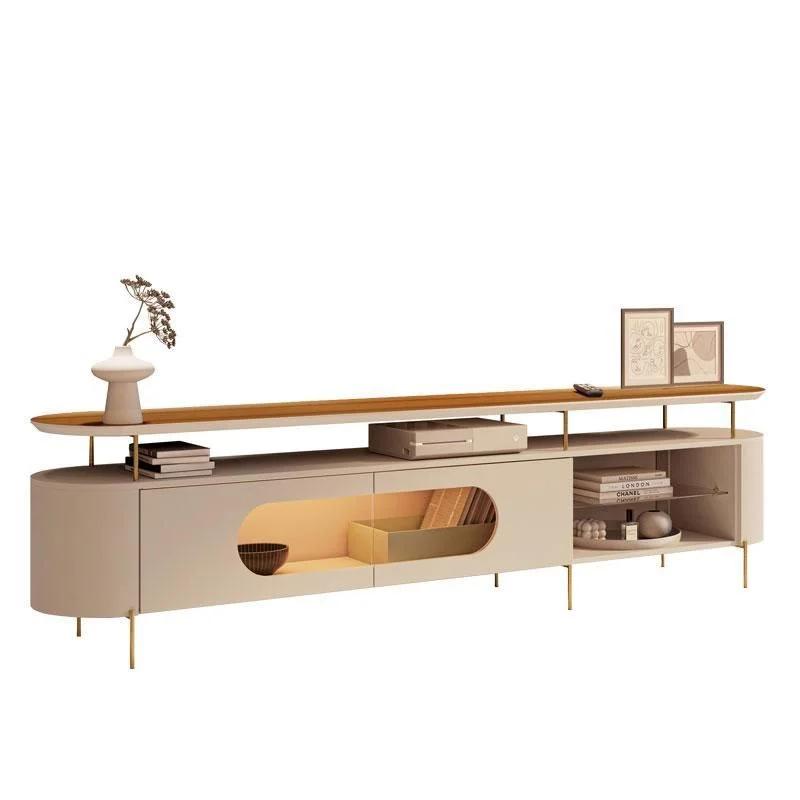 Mueble para TV en Cinamomo y Blanco Hueso