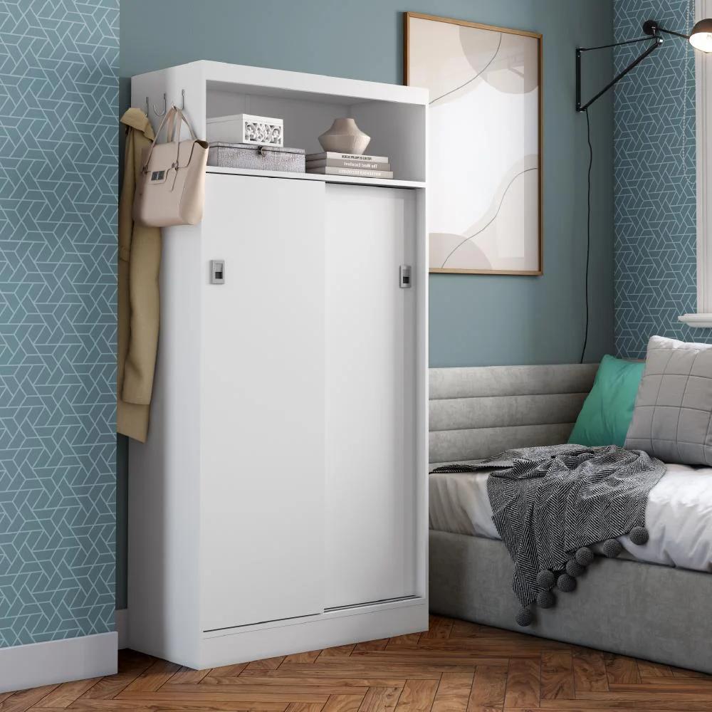 Zapatera Utilitaria de 2 Puertas, Blanca
